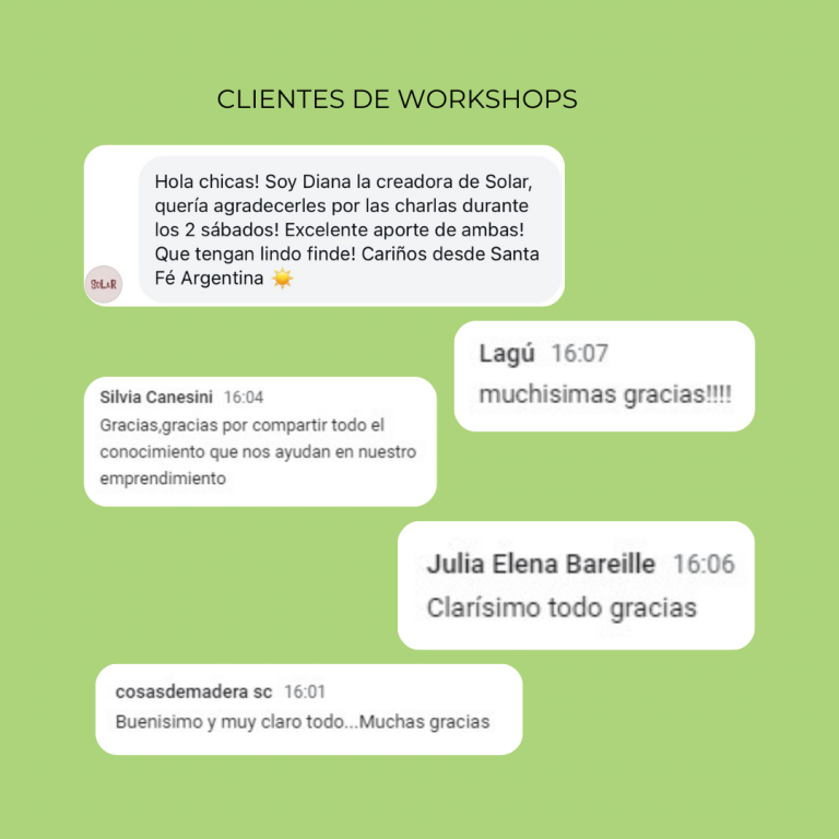 recomendacion workshop