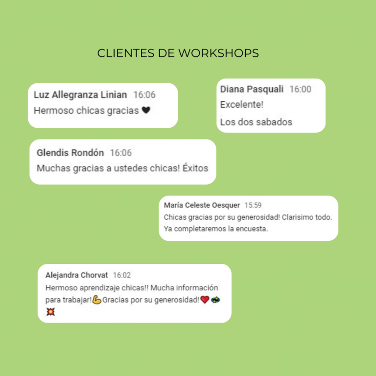 recomendacion workshop